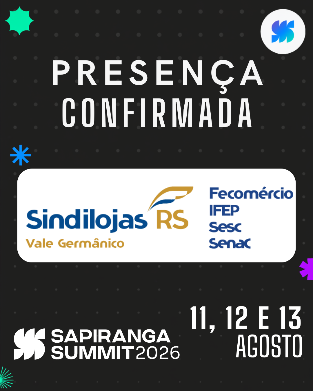 Palco Fecomércio/RS e Sindilojas Vale Germânico