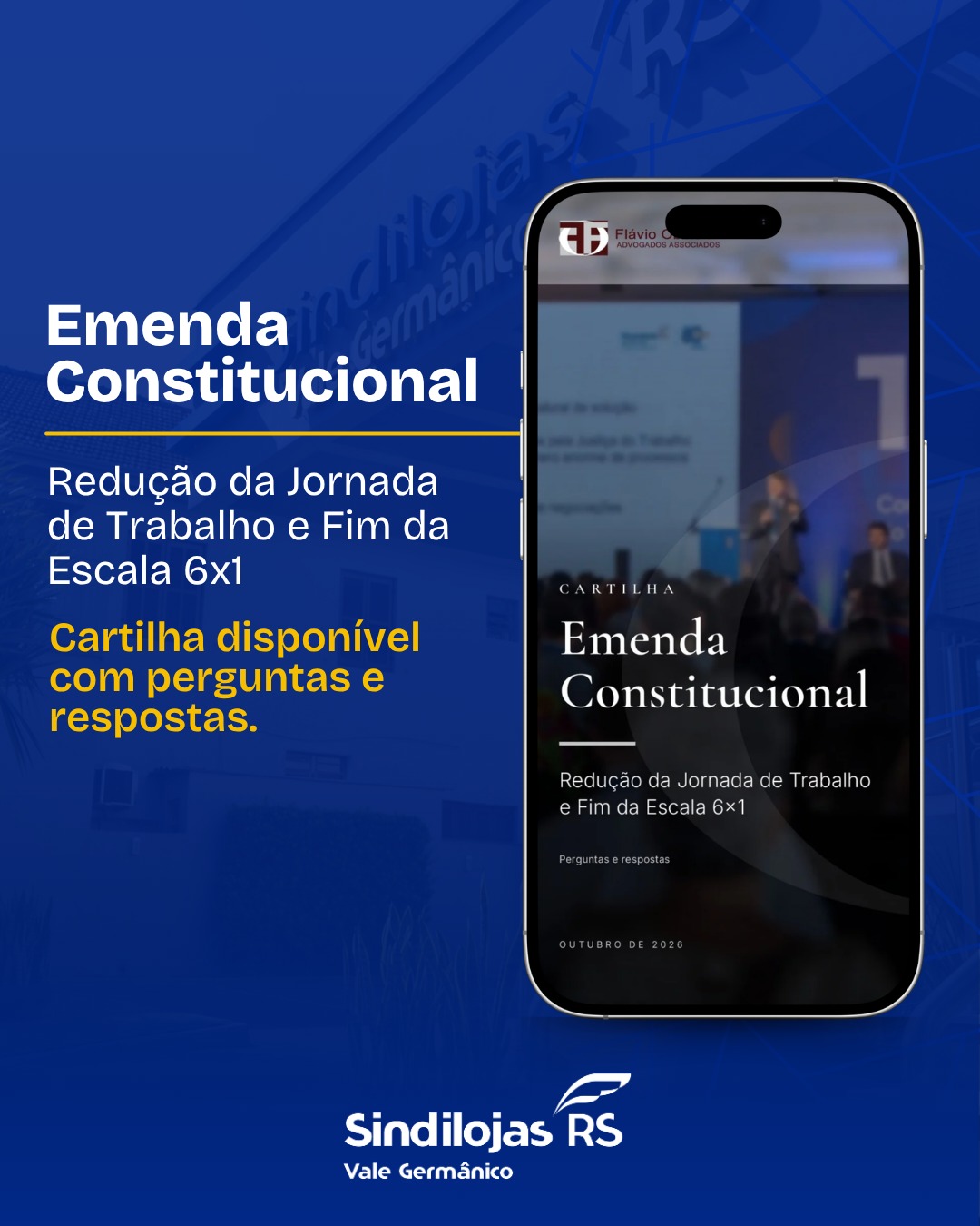 Sindilojas Vale Germânico orienta lojistas sobre fim da escala 6×1