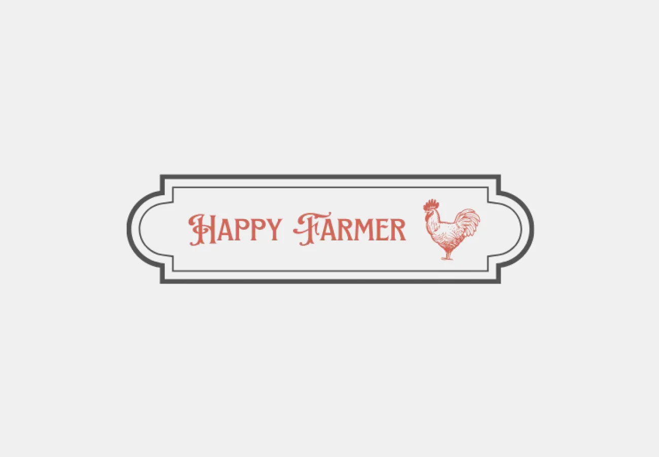 Happy Farmer logo, UKKÖ Robotics’ farm partner and distributor.