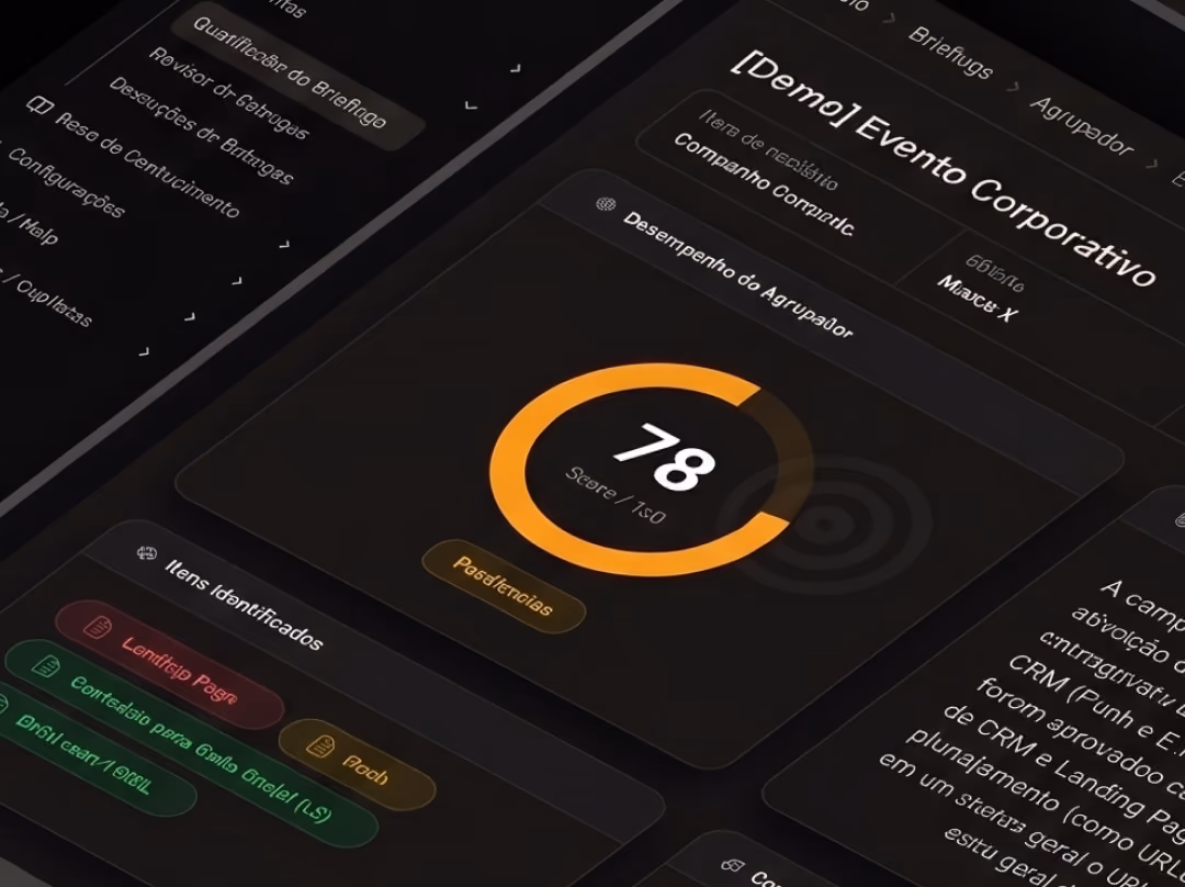 Demonstração da interface Briv.IA