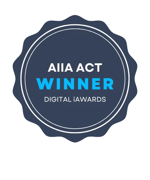 AIIA ACT Digital iAwards Badge