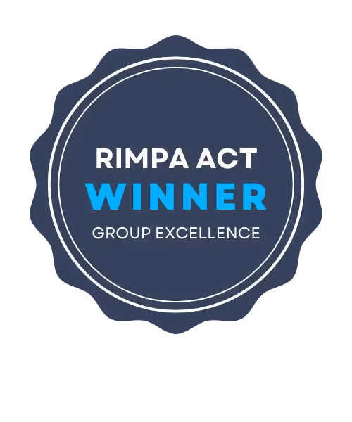 RIMPA ACT Group Excellence Badge