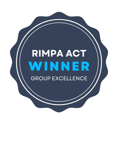 RIMPA ACT Group Excellence Badge