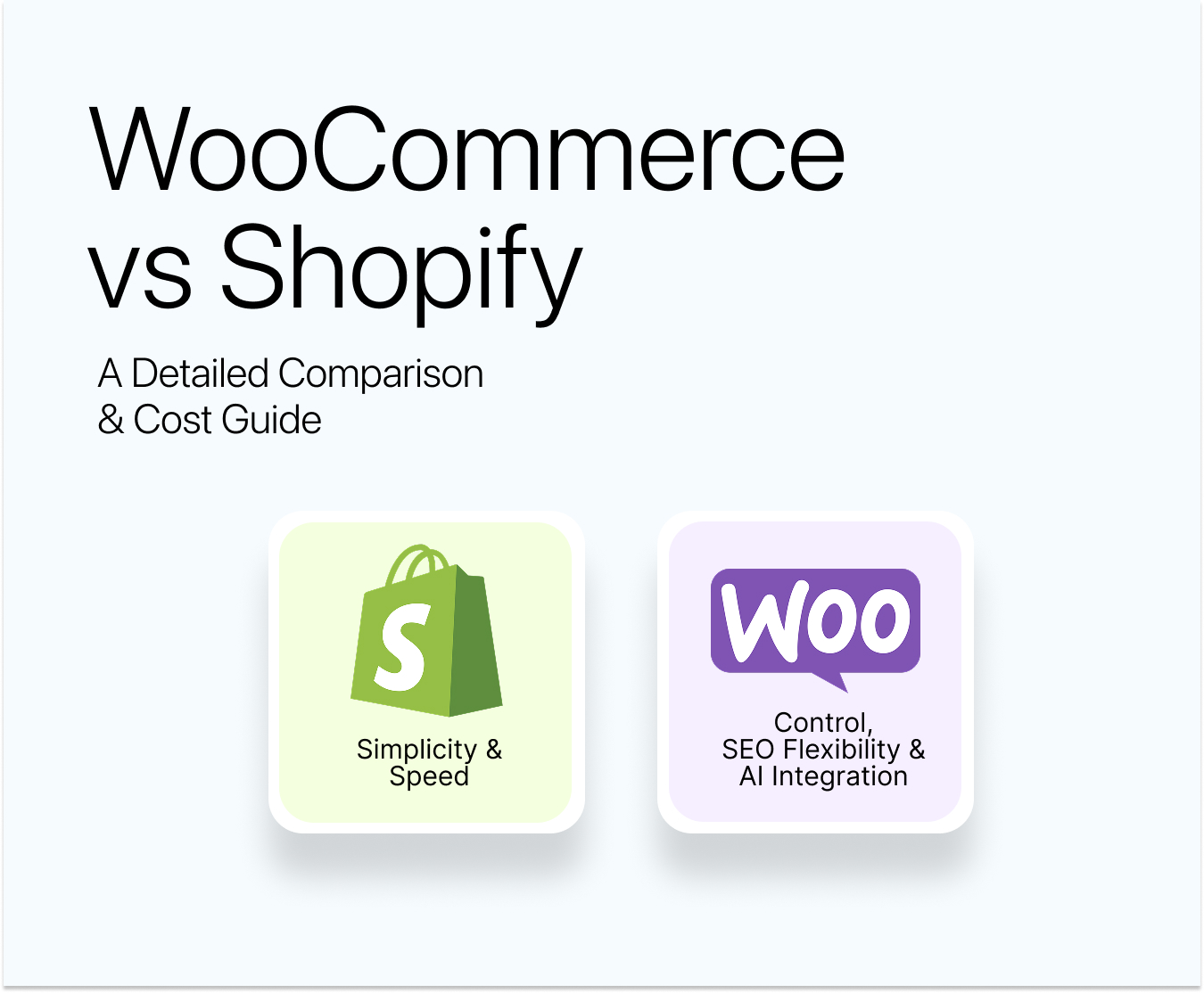 WooCommerce vs Shopify: Detailed Comparison & Cost Guide