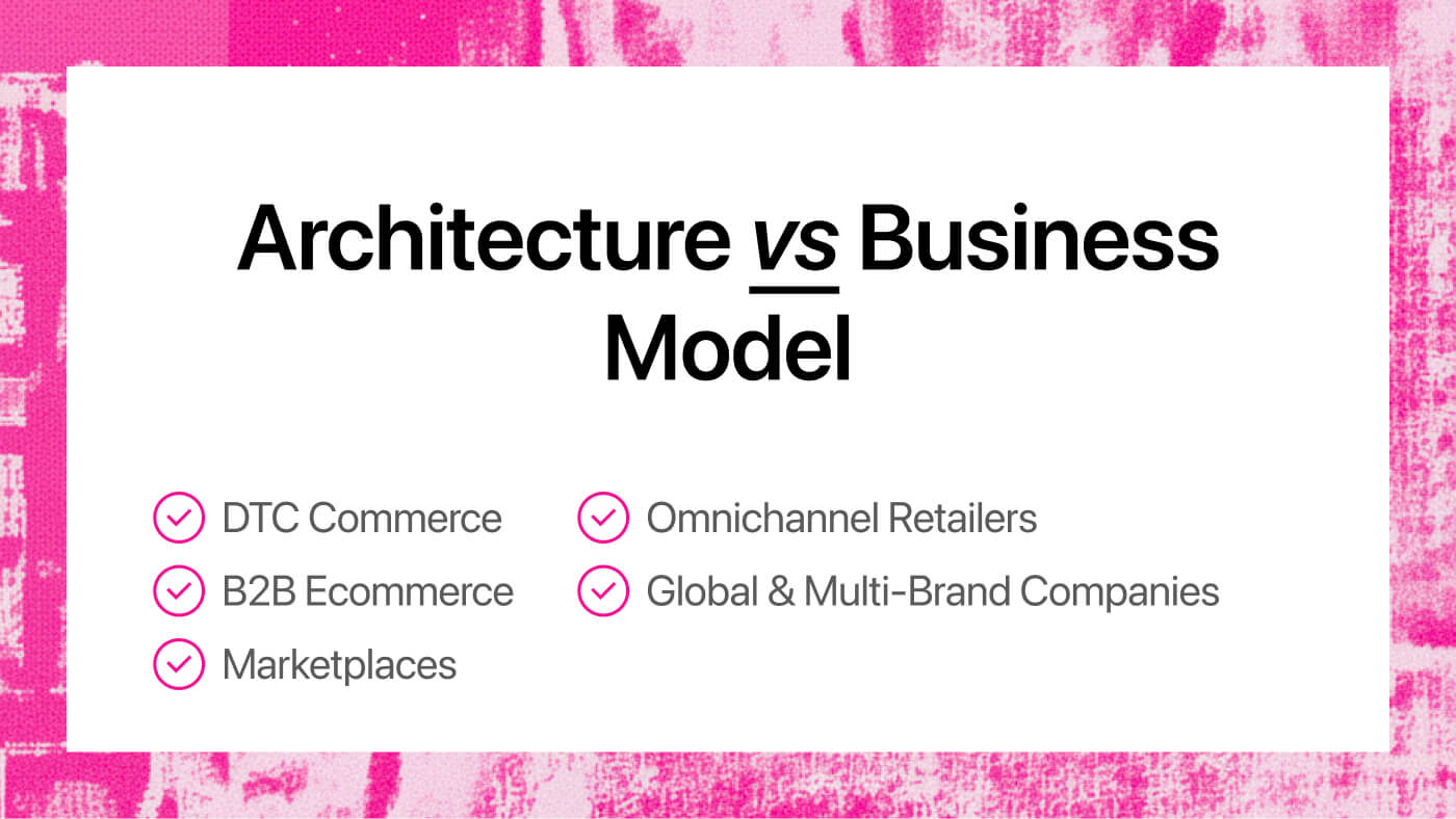 Architecture vs Business Model