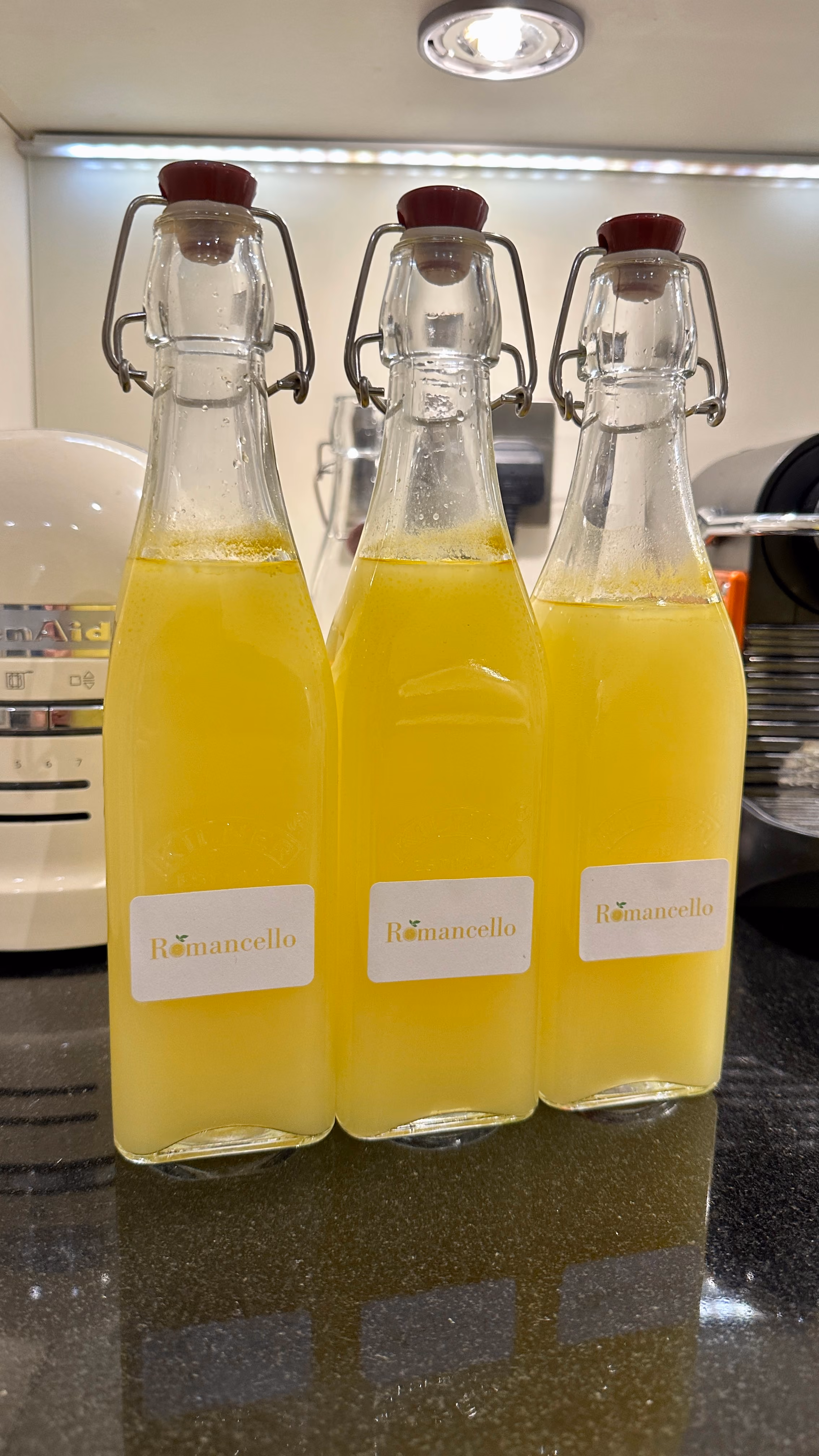 First Romancello bottles, 2022
