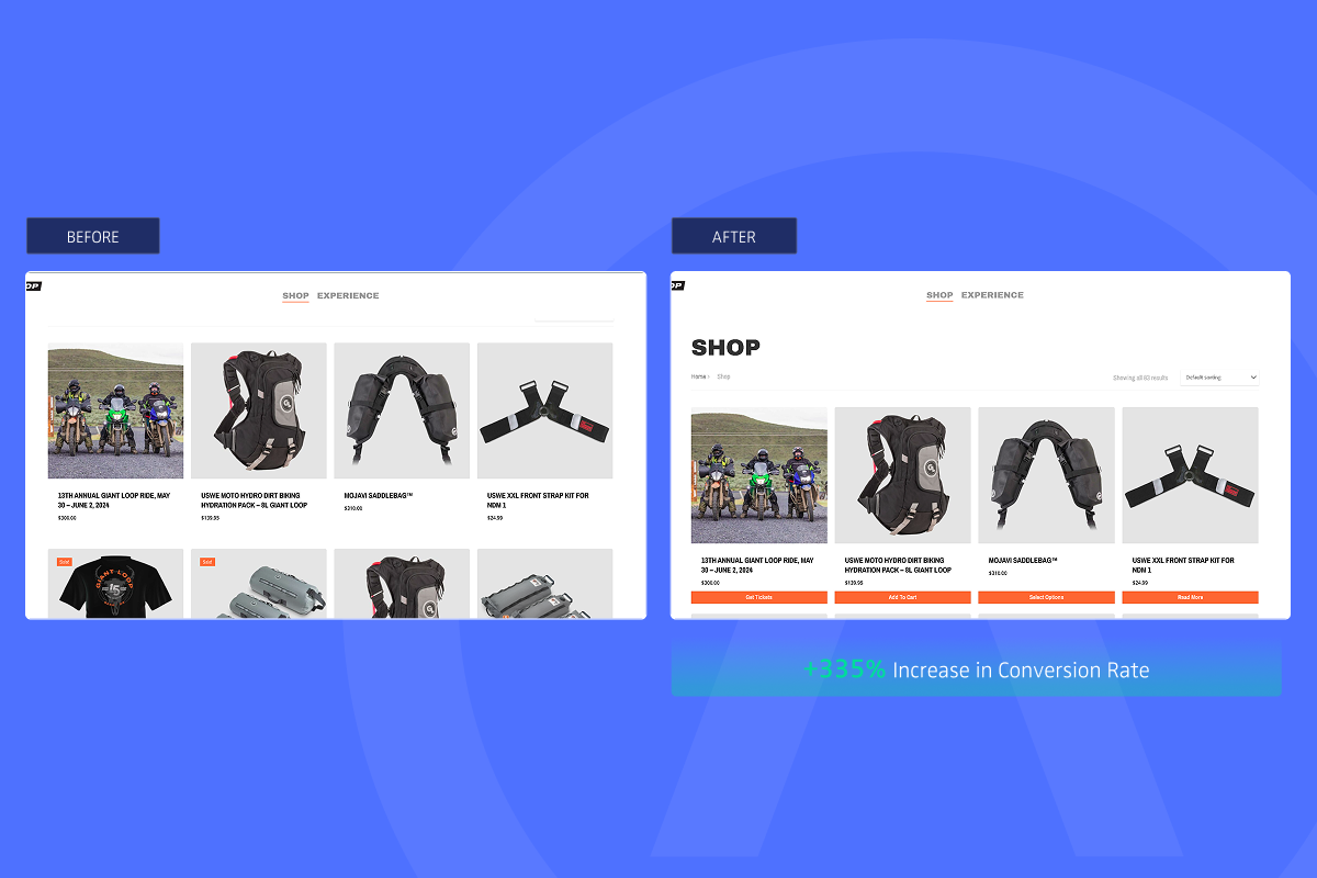 Algofy case study landing page