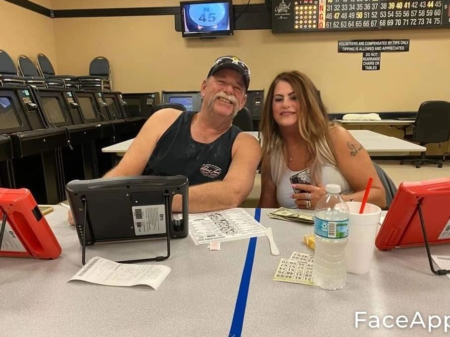 Customers playing bingo at Charlotte Harbor Bingo