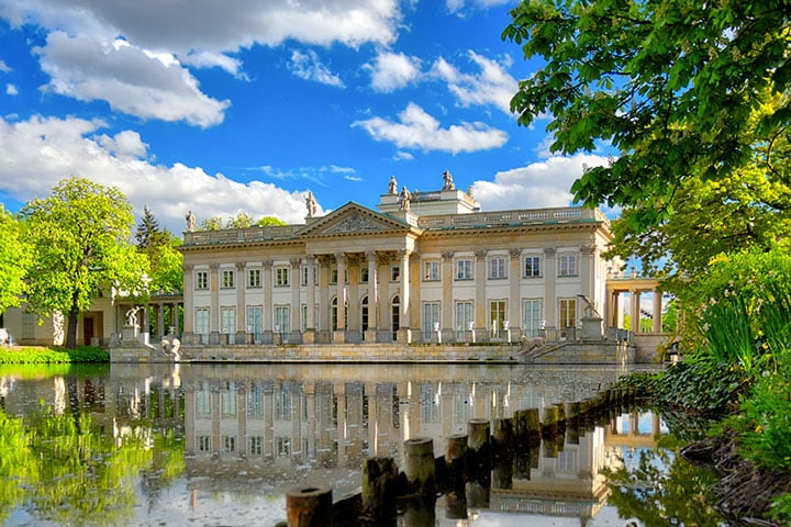 parc Łazienki Varsovie