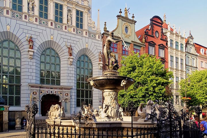 Fontaine de Neptune Gdansk