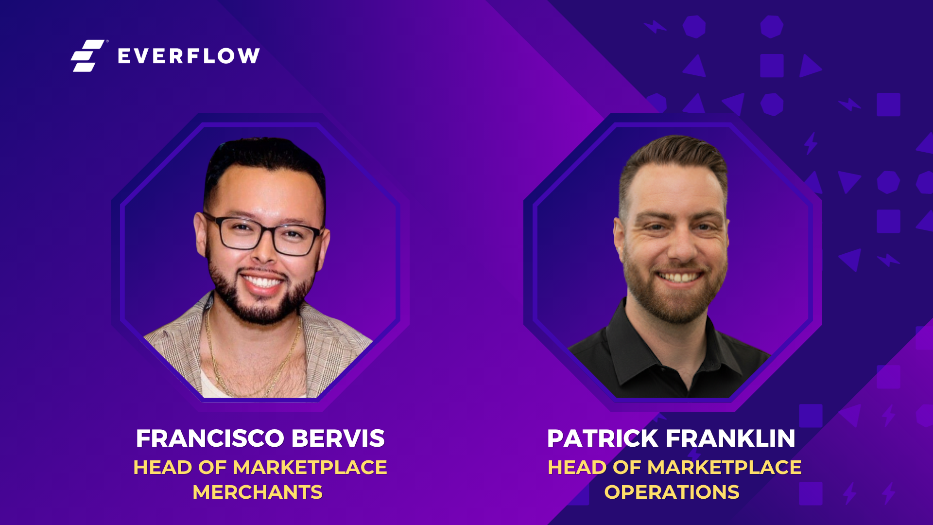 Francisco Bervis and Pat Franklin, new Marketplace leadership