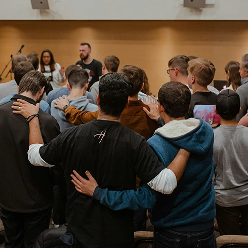 People hugging each other