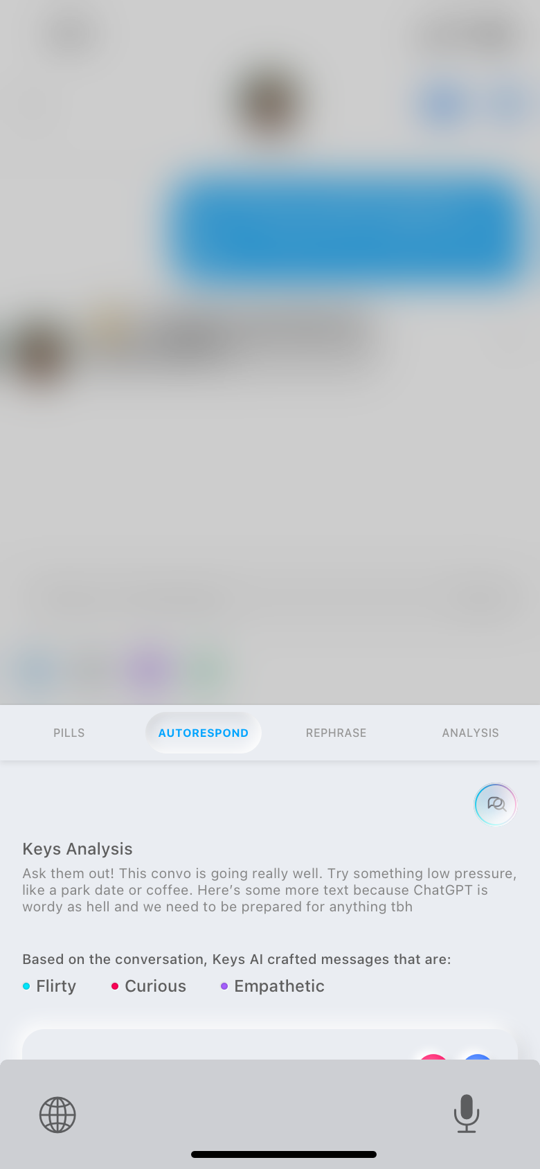 Analysis results open over Tinder