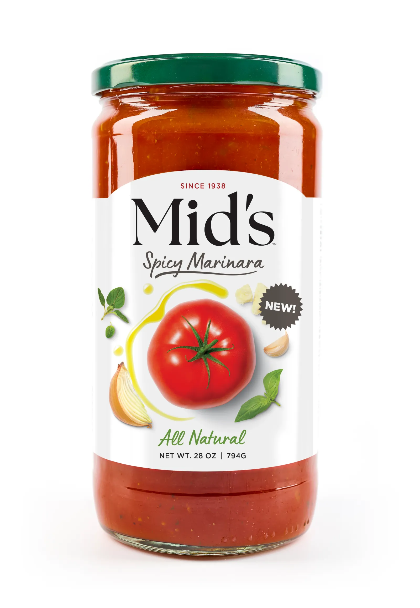 Mid's Spicy Marinara Pasta Sauce