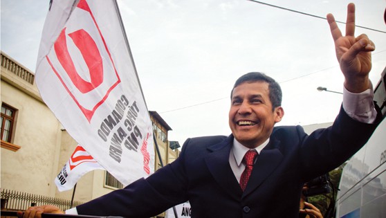 Un día de marzo, Humala amaneció como primero en las encuestas.