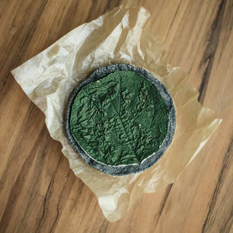 Tortilla con hoja santa.