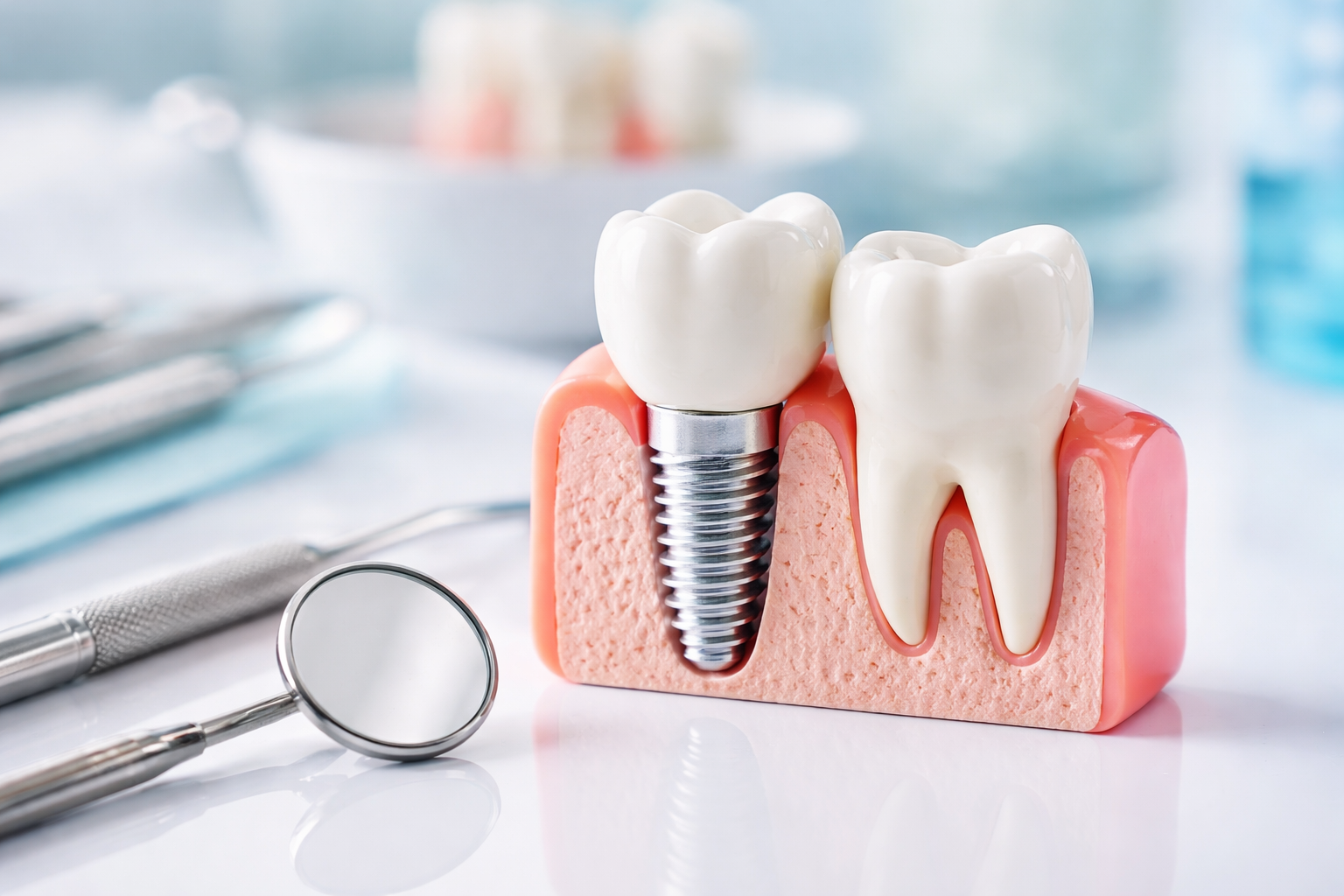 Implants dentaires à Laval : pourquoi l’hiver est le moment idéal pour remplacer une dent manquante ?