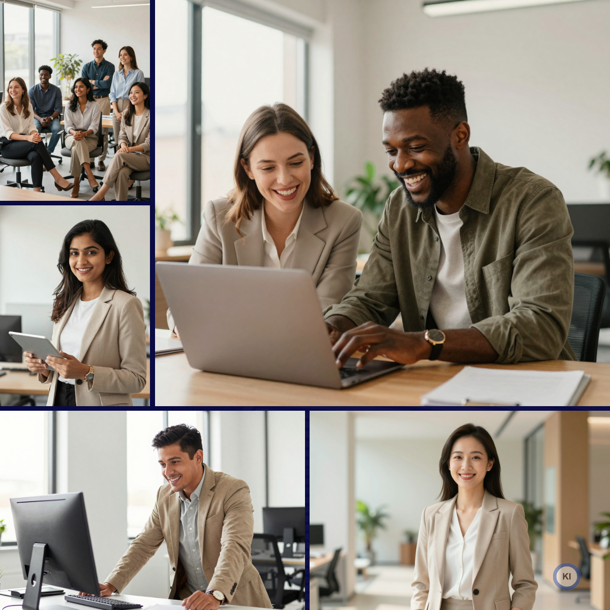 Collage of professionals representing diverse career opportunities