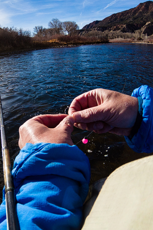 Dropper Fly Below the Surface for Trout 
