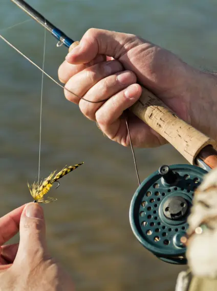 guided fly fishing trip with experienced fishing guides