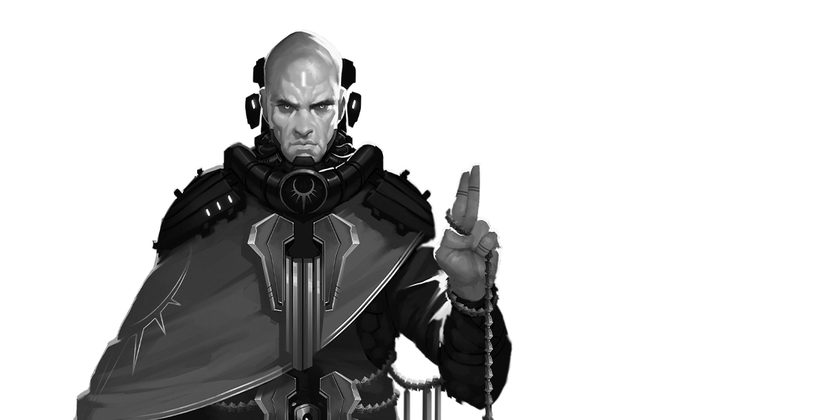 b/w image of a bald man