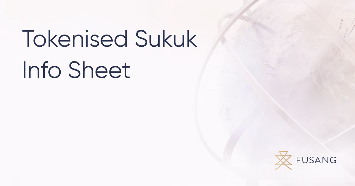 Tokenised Sukuk Info Sheet