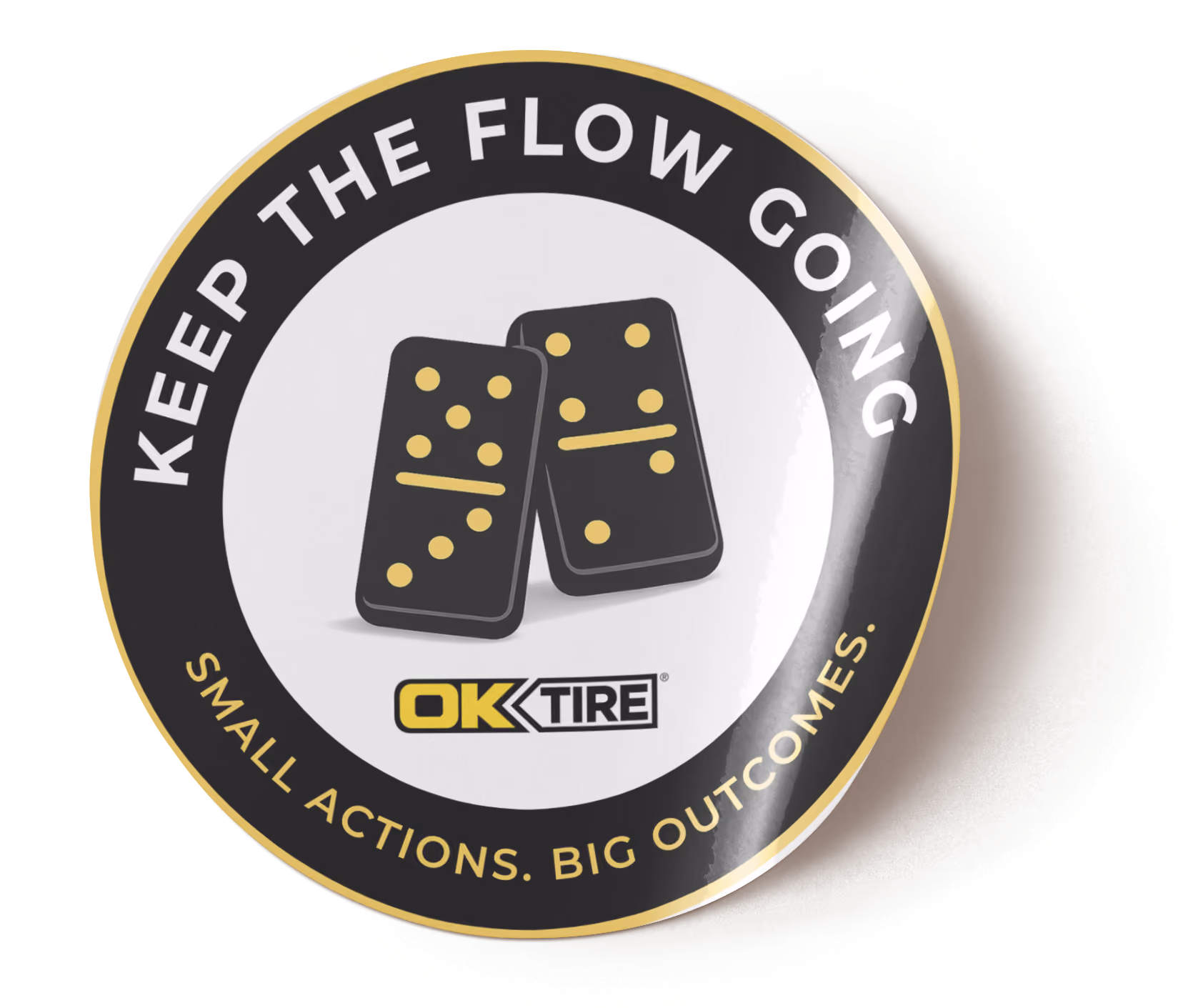 The Flow sticker design