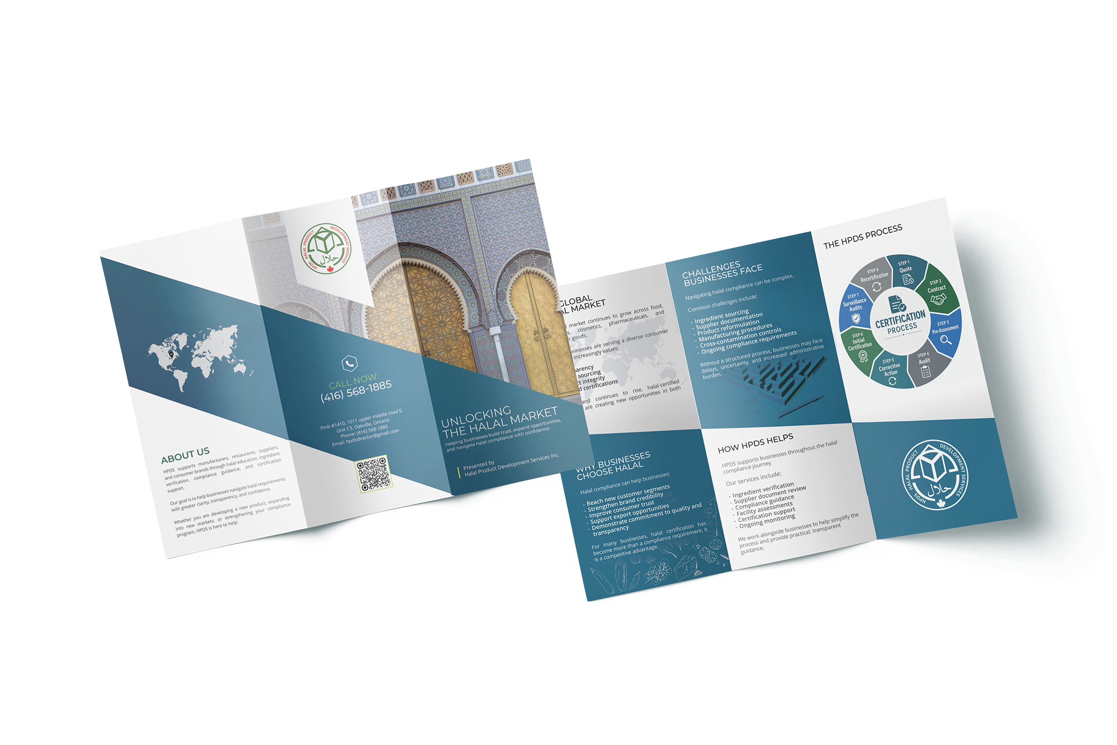 HPDS tri-fold brochure second view