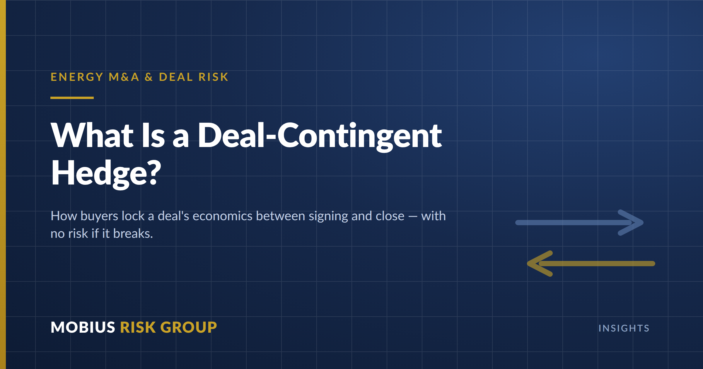 What Is a Deal-Contingent Hedge? | Mobius