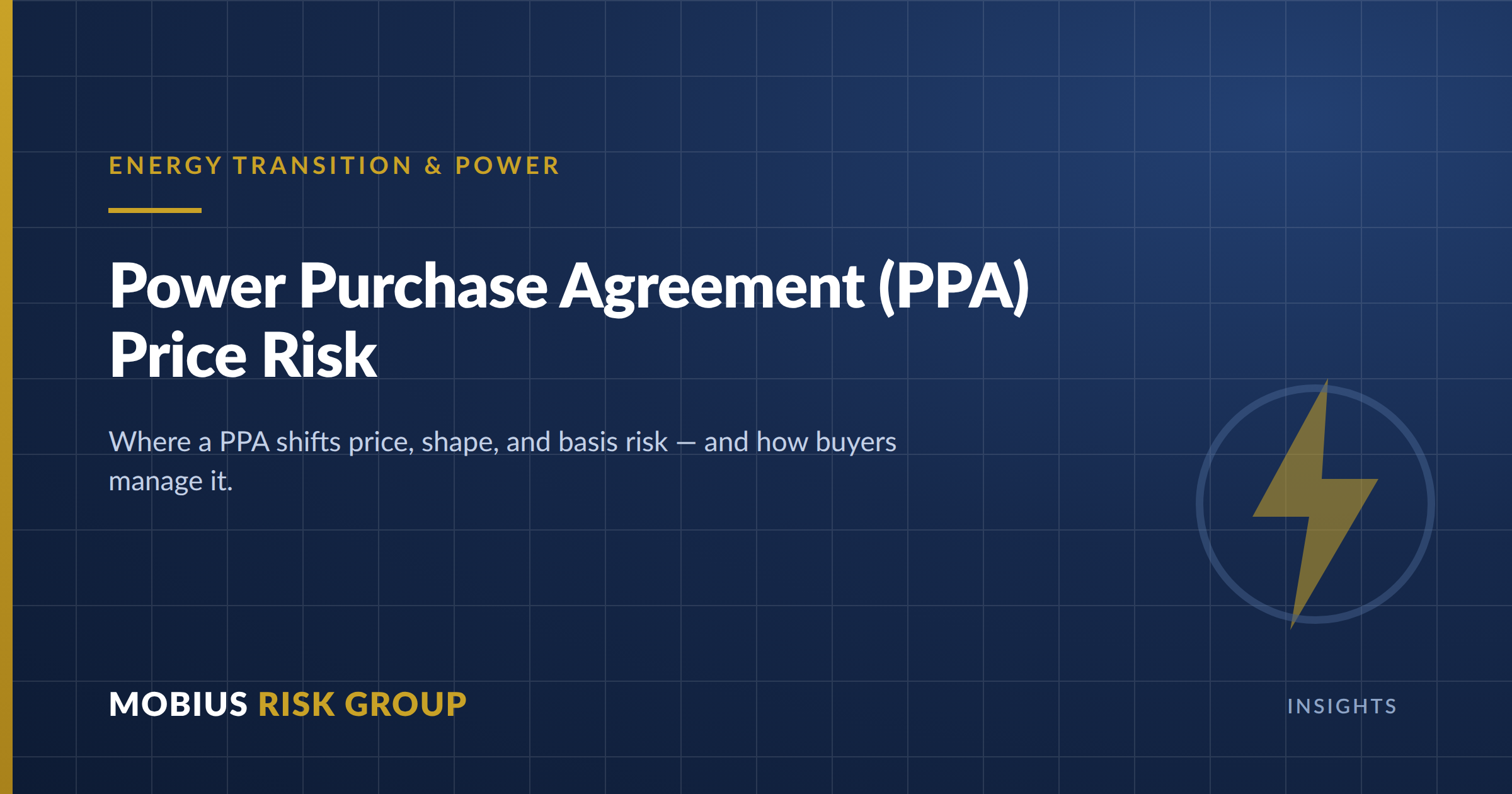 Power Purchase Agreement (PPA) Price Risk | Mobius