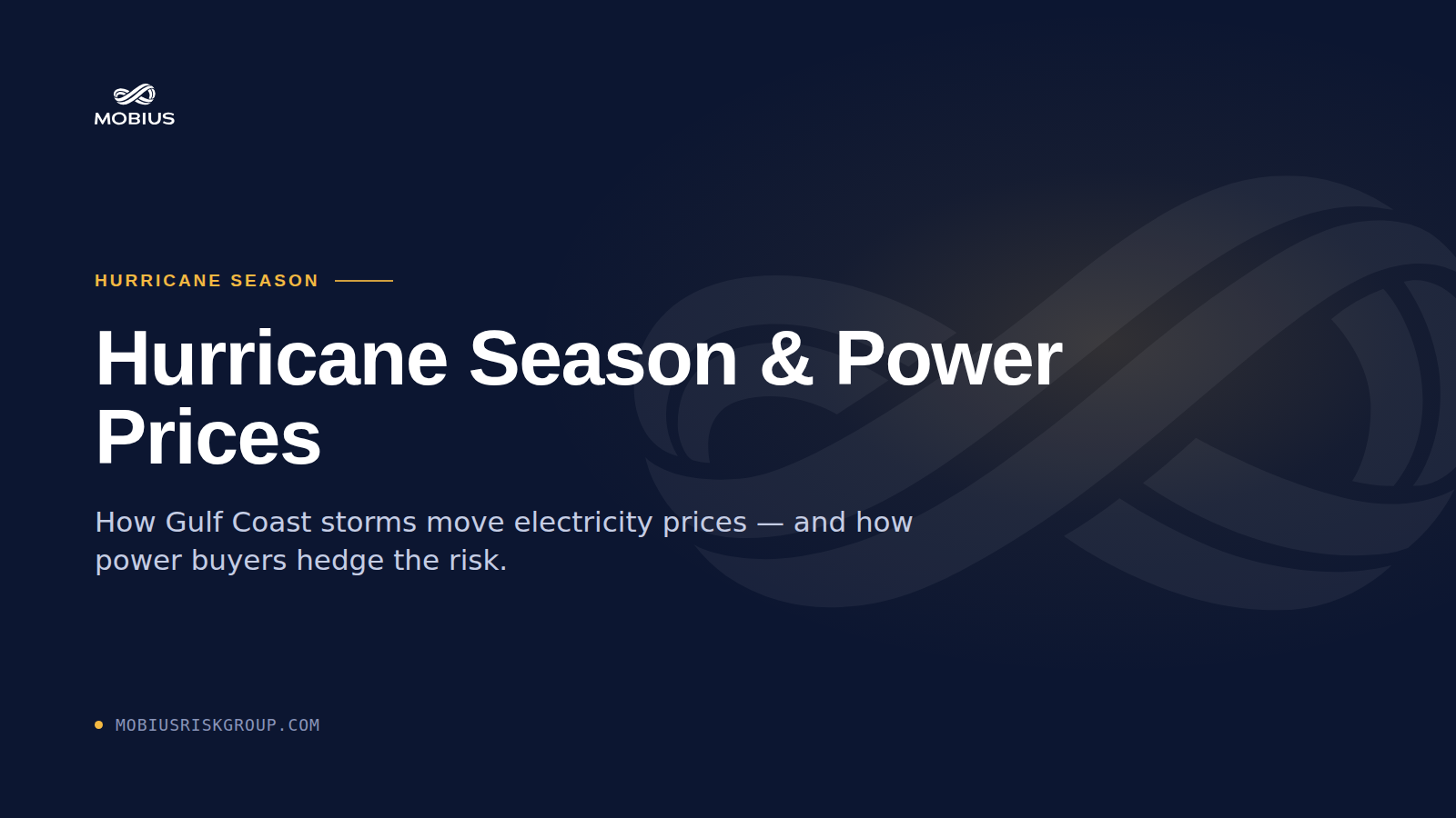 How Does Hurricane Season Affect Electricity Prices? | Mobius