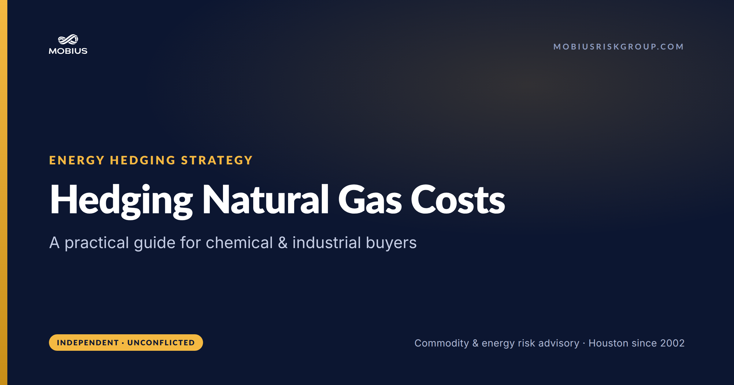 How Should Chemical & Industrial Buyers Hedge Natural Gas Costs?
