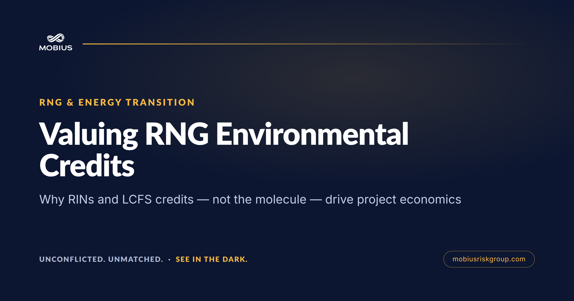 How Are RNG Environmental Credits (RINs & LCFS) Valued?