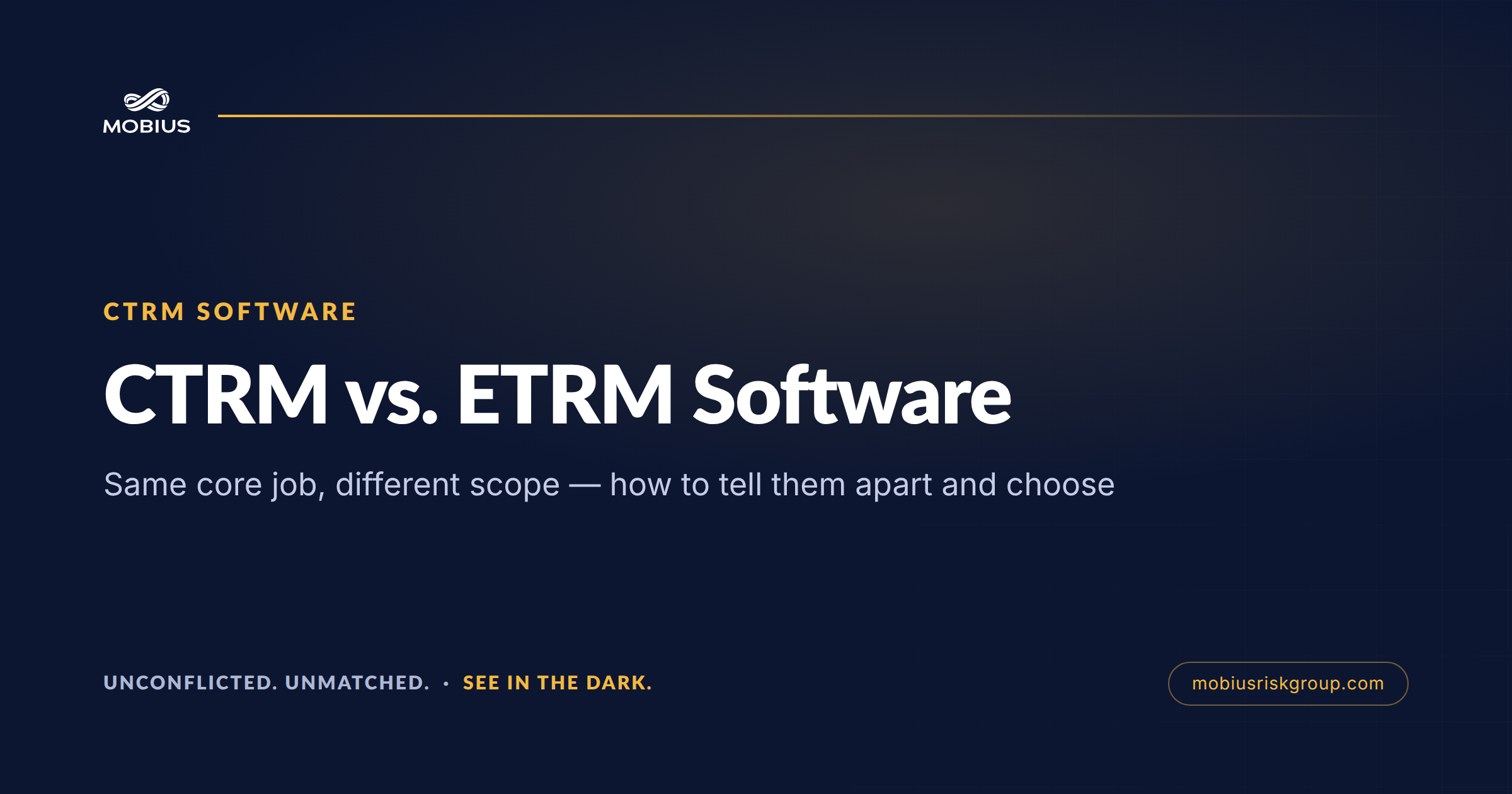 CTRM vs. ETRM Software: What's the Difference? (2026 Guide)