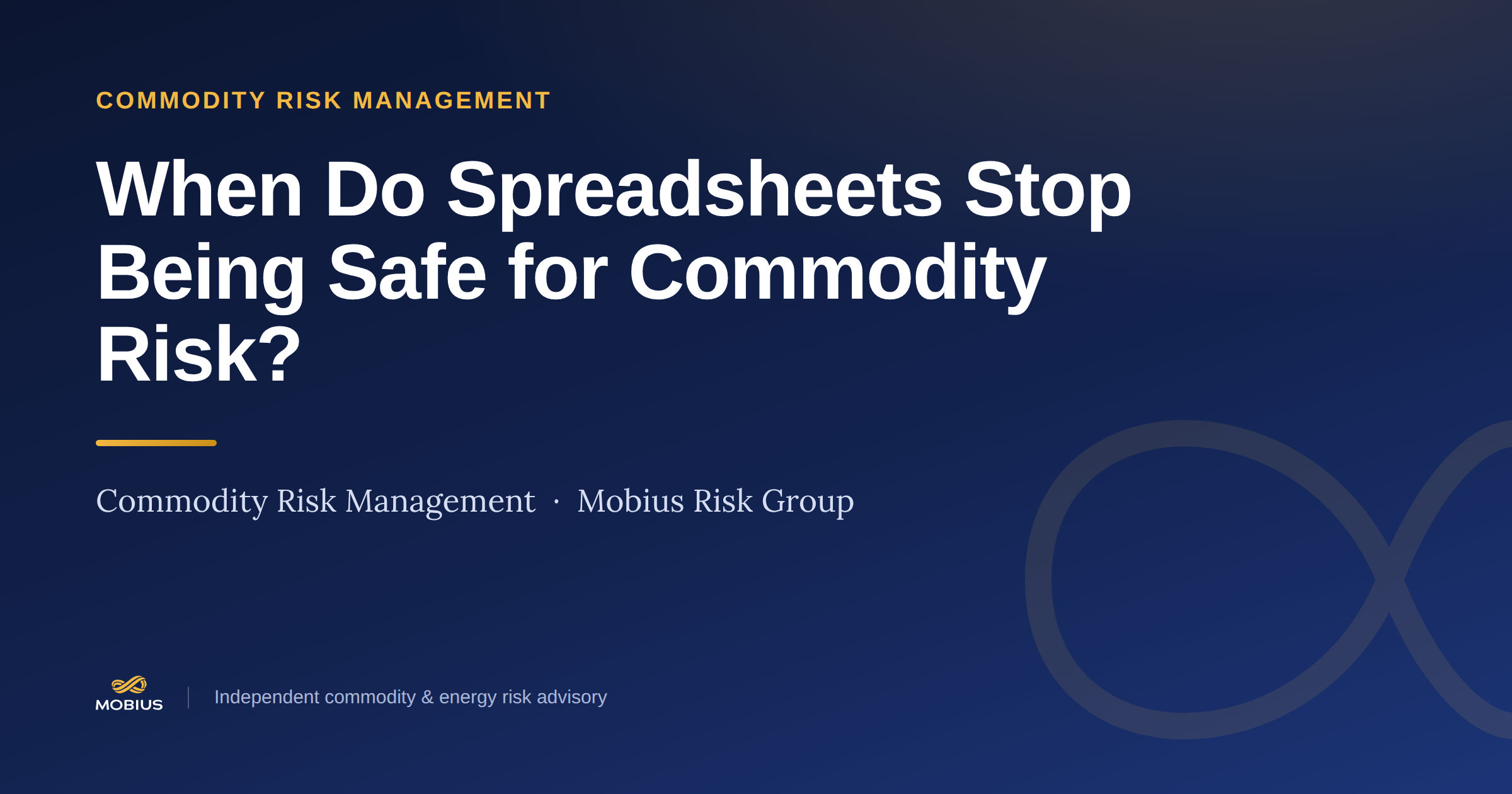 CTRM Software vs. Spreadsheets: When Should You Move Off Excel for Commodity Risk?
