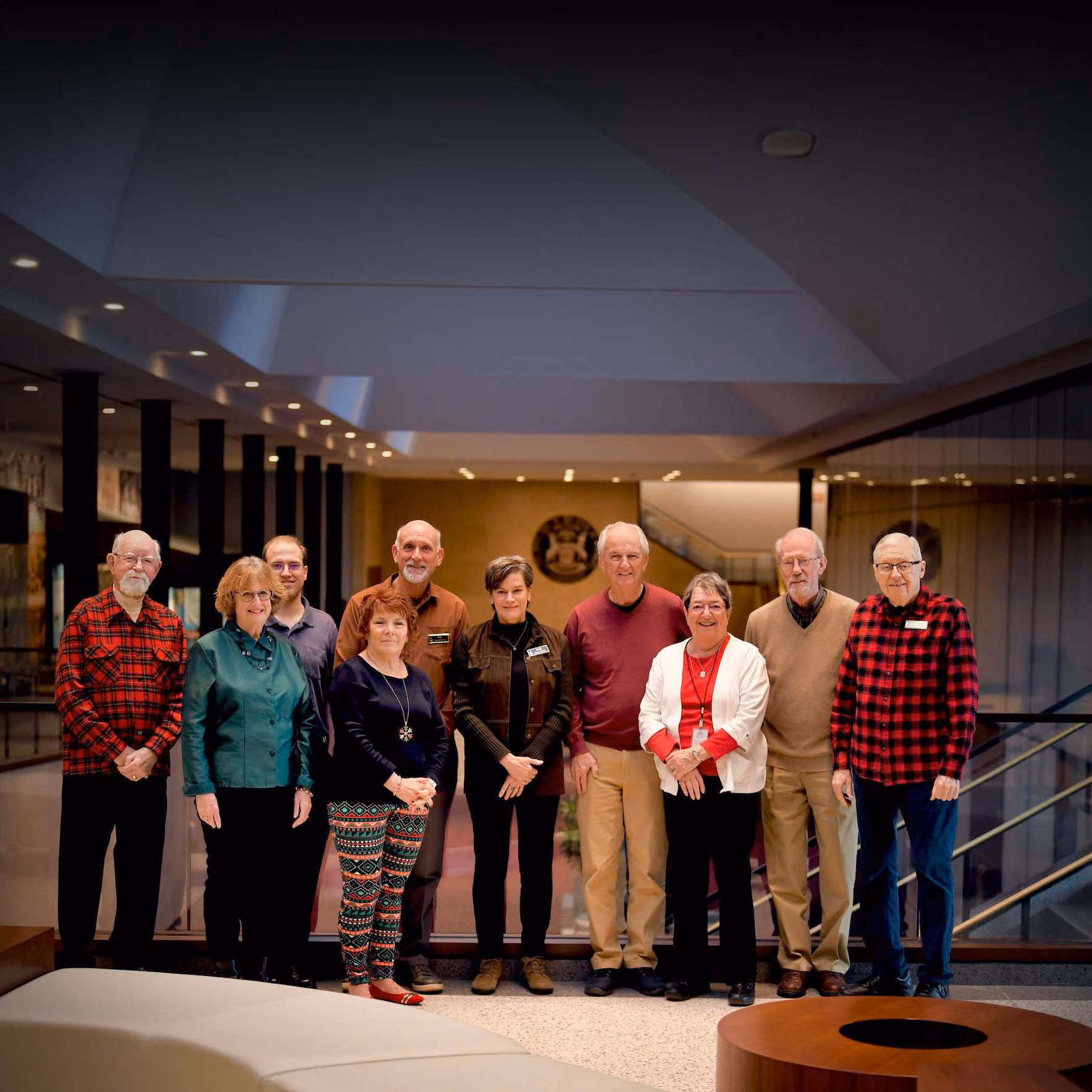 Group photo of Capitol staff & docents.