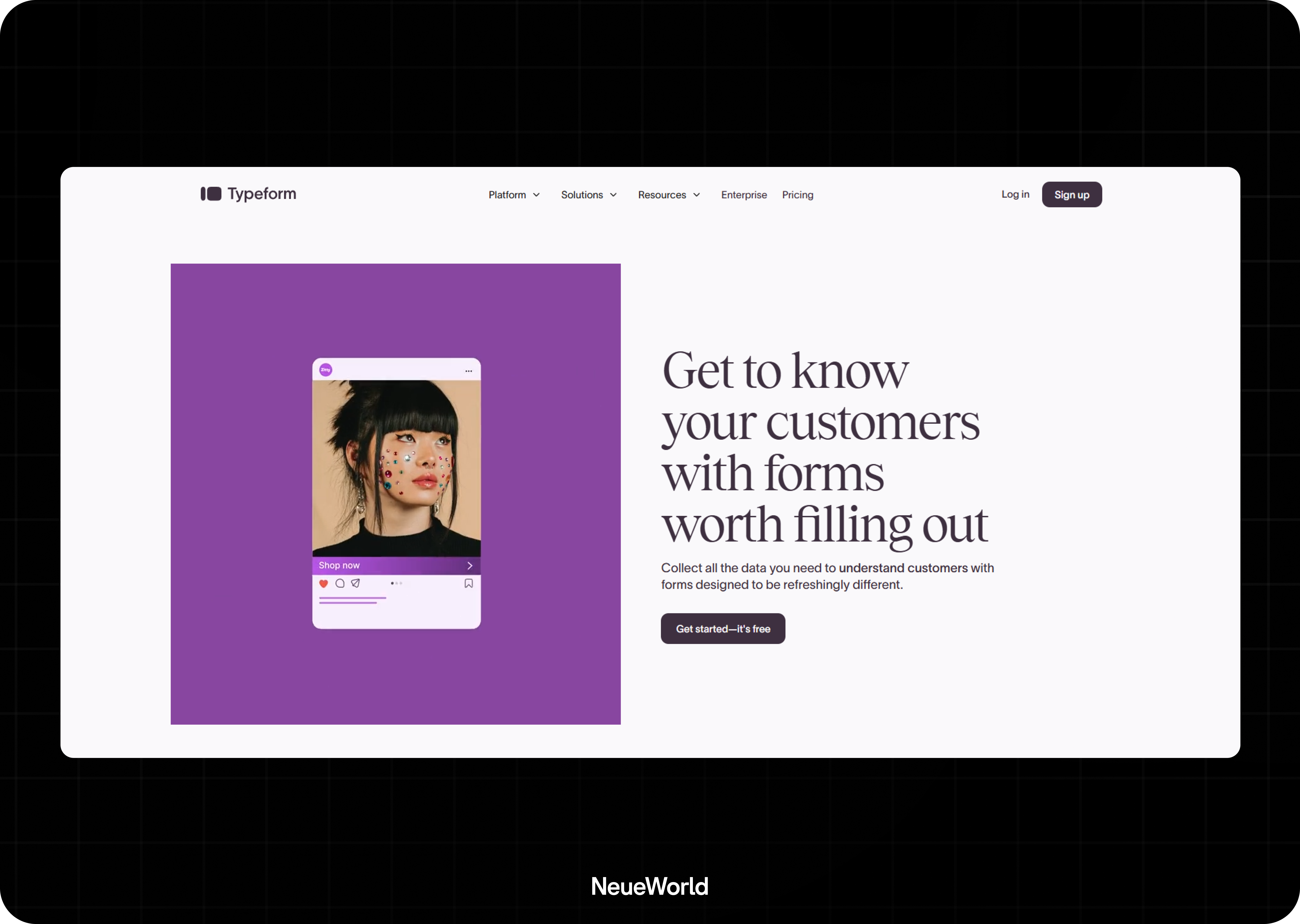 typeform product surveys