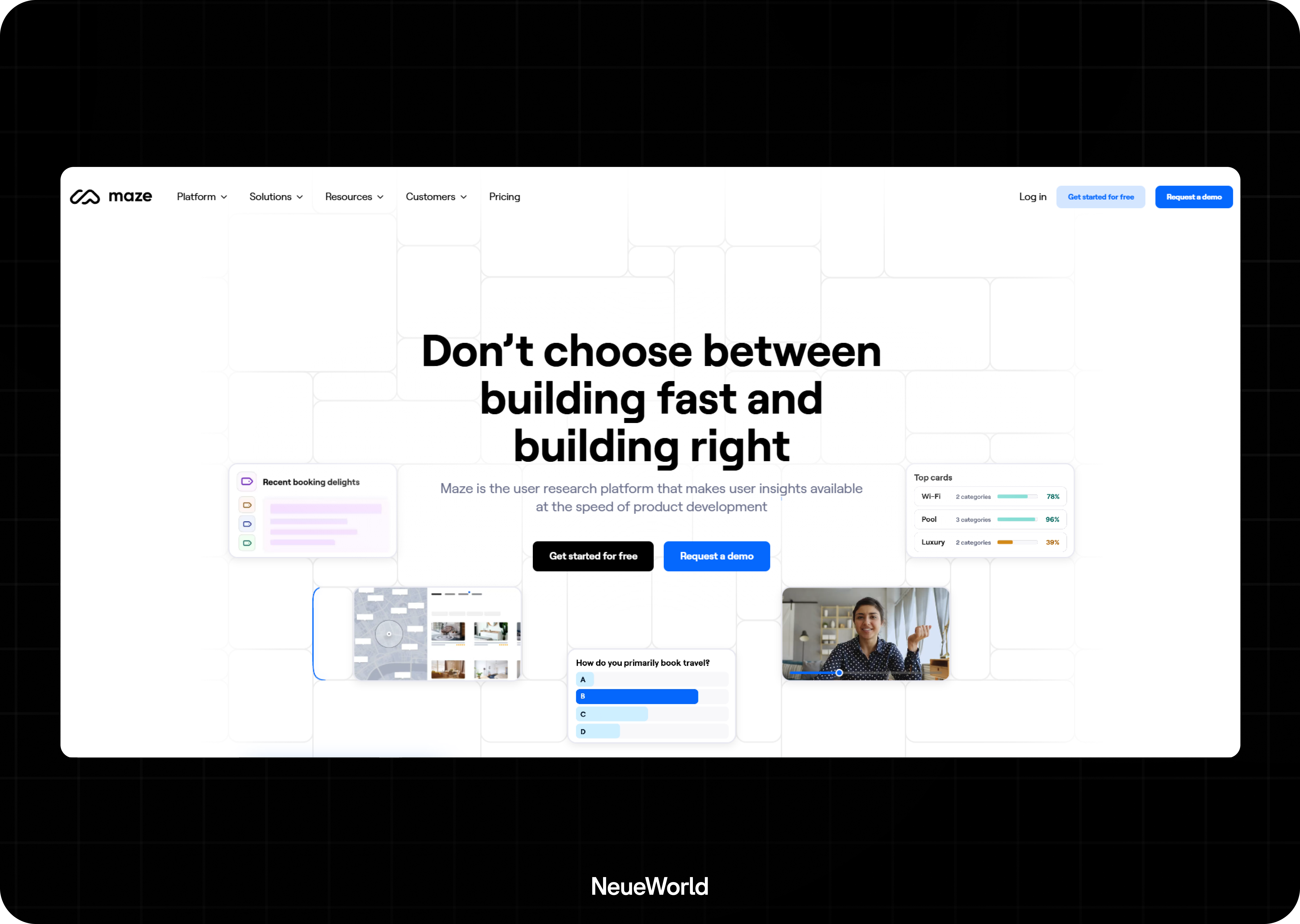 maze home page