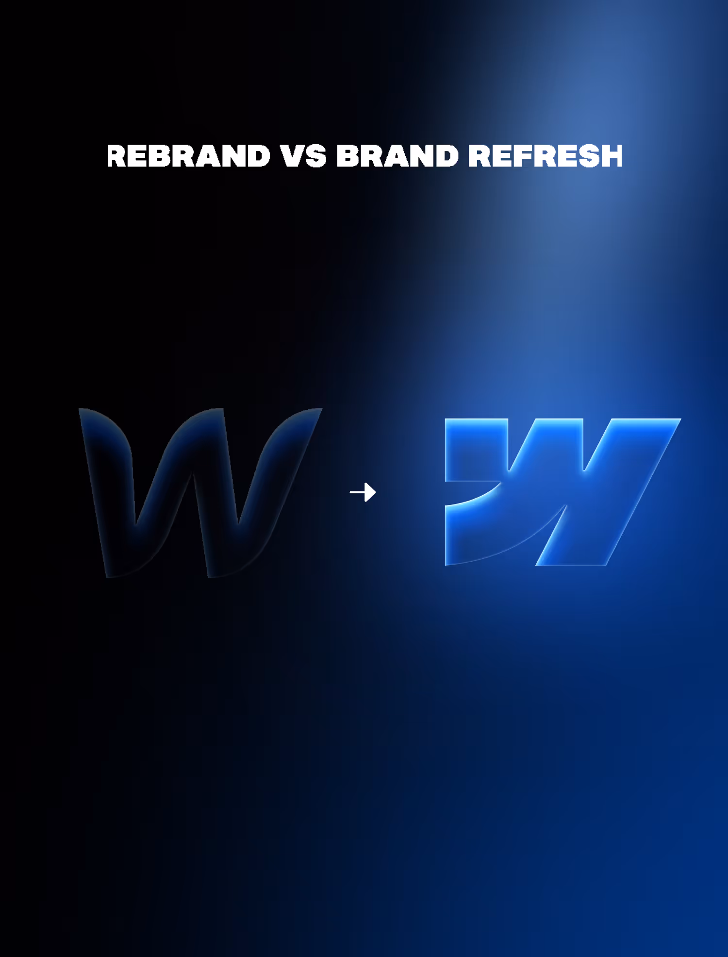 brand refresh vs rebranding