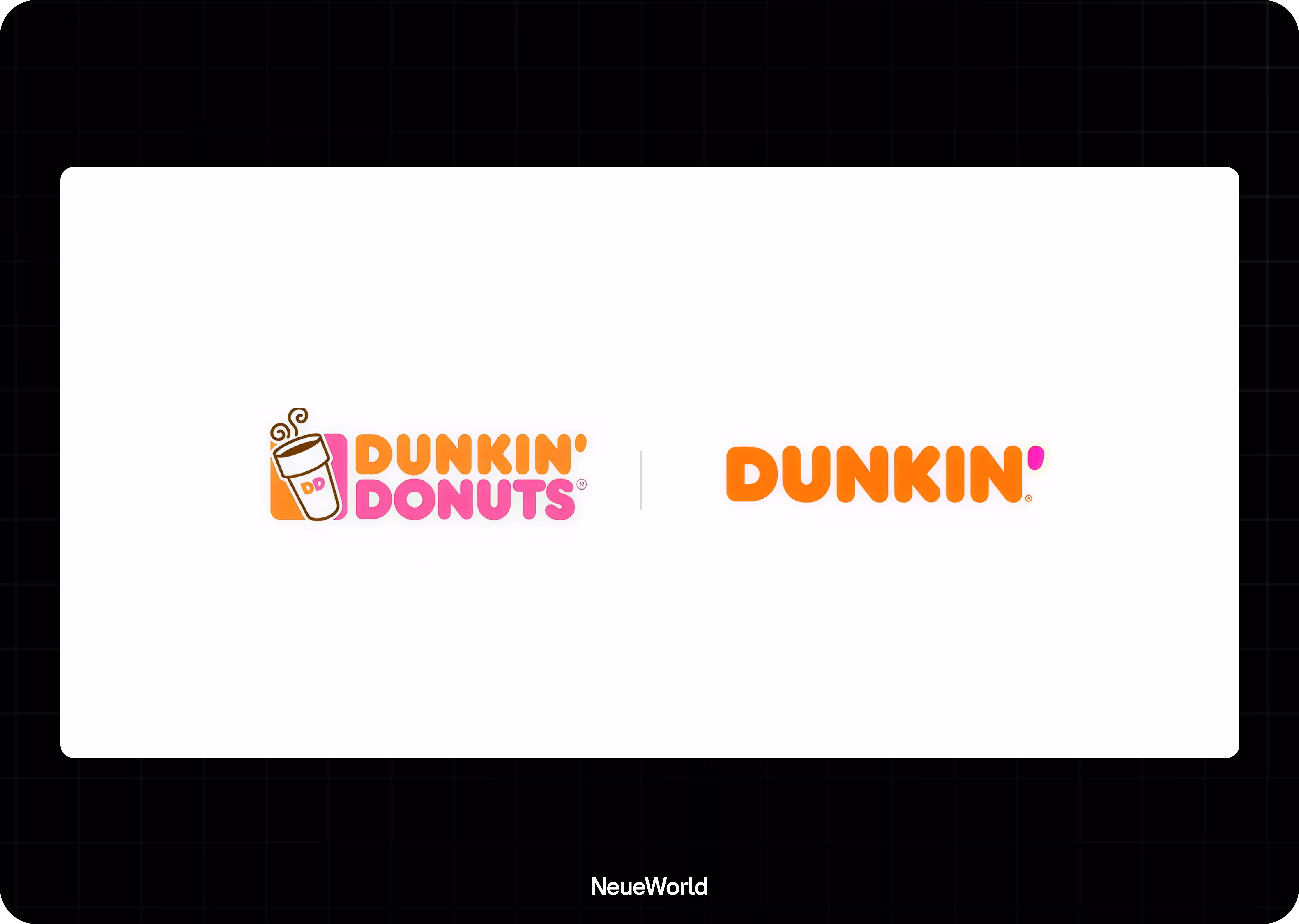 dunkin donuts rebranding