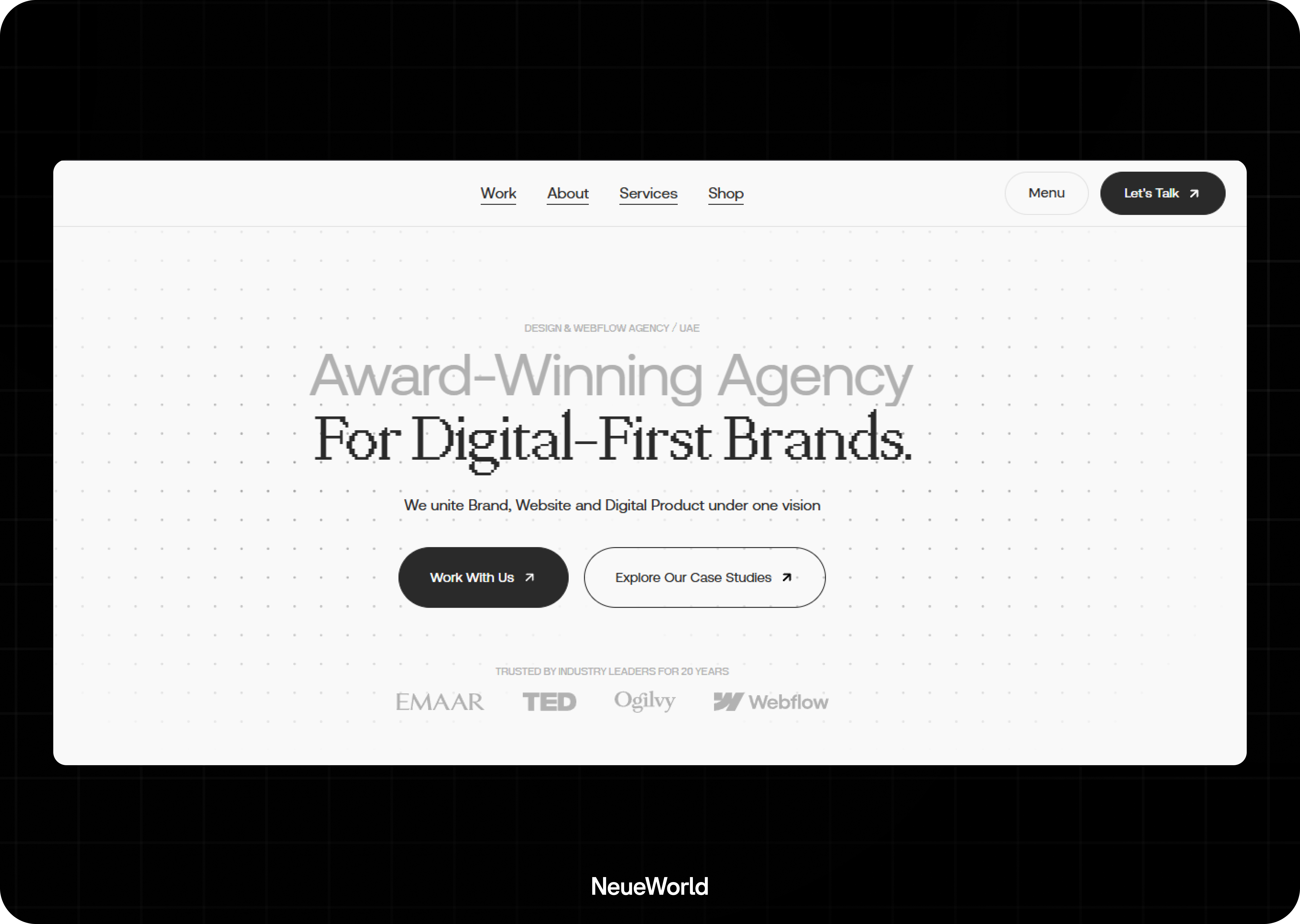neue world design agency