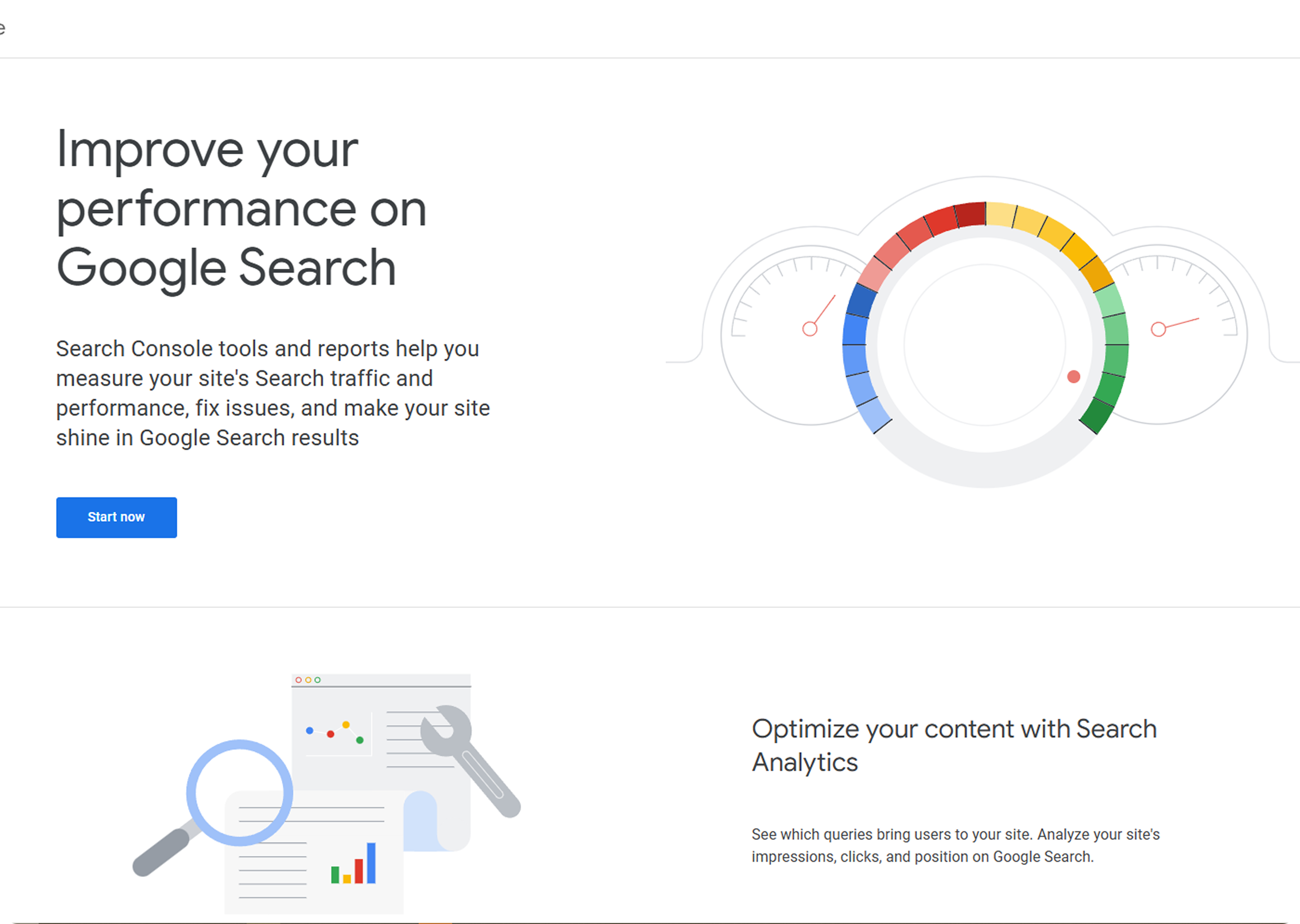 google search console