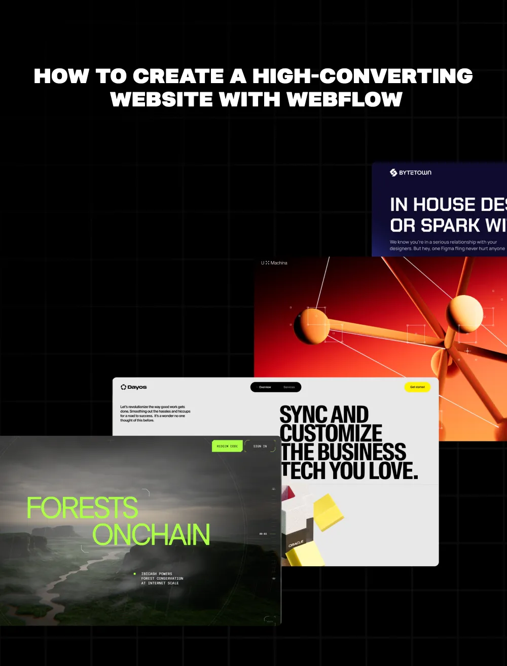 create a high converting website with webflow