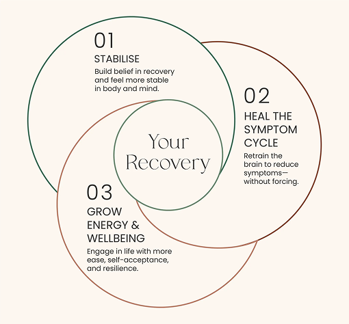 diagram showing curriculum for recovery