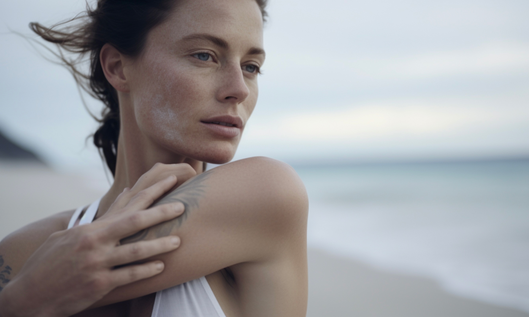 Image of a women on the beach