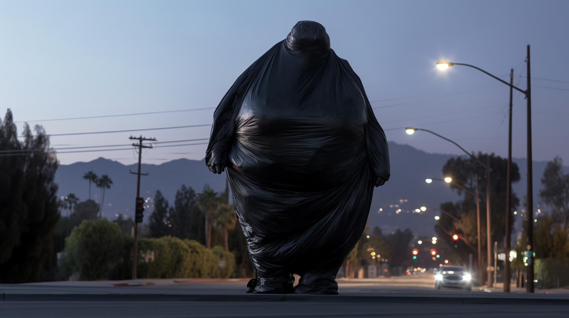 Image of a person on the road