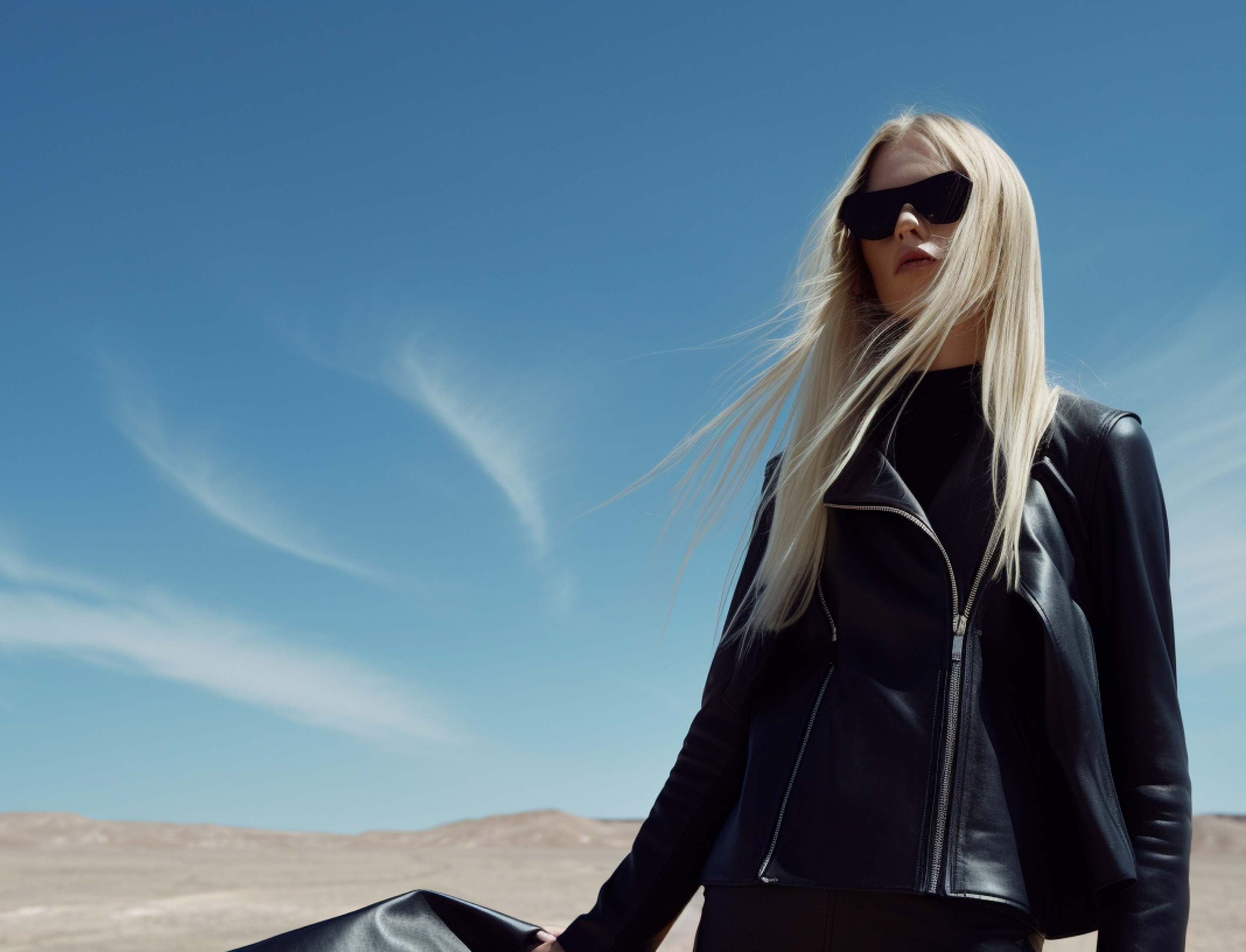 Image of a person in the desert