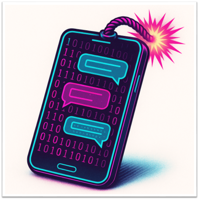 A phone with a bombAI-generated content may be incorrect.