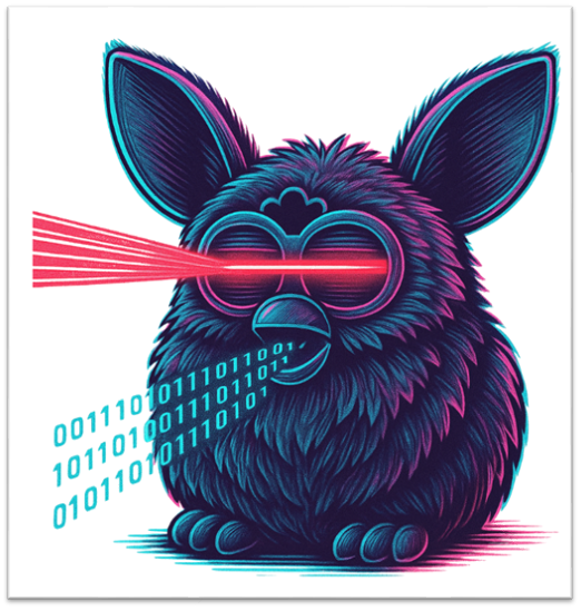 A cartoon of a bird with red laser beams coming out of its eyesAI-generated content may be incorrect.