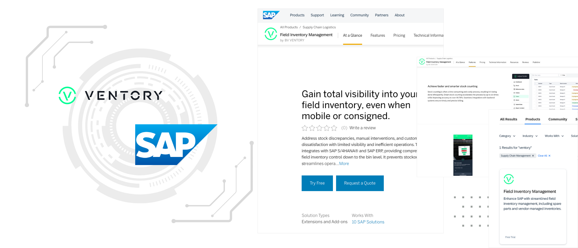 Ventory Field Inventory Management solution now available on SAP® Store 